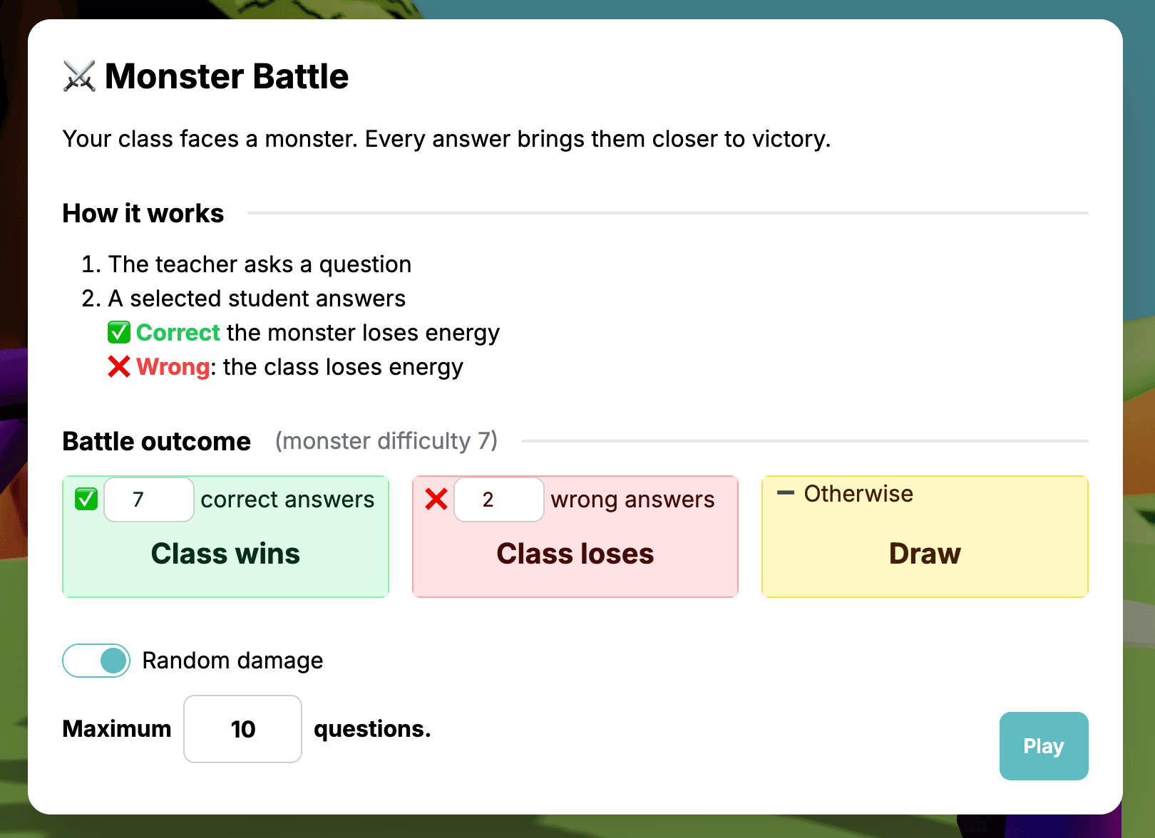 Monster Battle je zdaj razredna pustolovščina z nagradami!